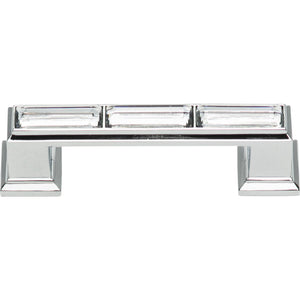 Atlas Homewares Legacy Crystal Pull 3 Inch (c-c) Polished Chrome