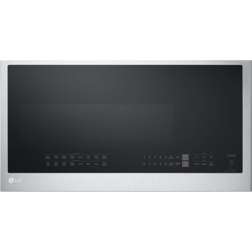 LG MHEC1737F 1.7 CF OTR Microwave, Bottom Control, Sensor, Air Fry, ThinQ