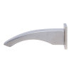 ALFI brand AB3301-BN Brushed Nickel Curved Wallmounted Tub Filler Bathroom Spout