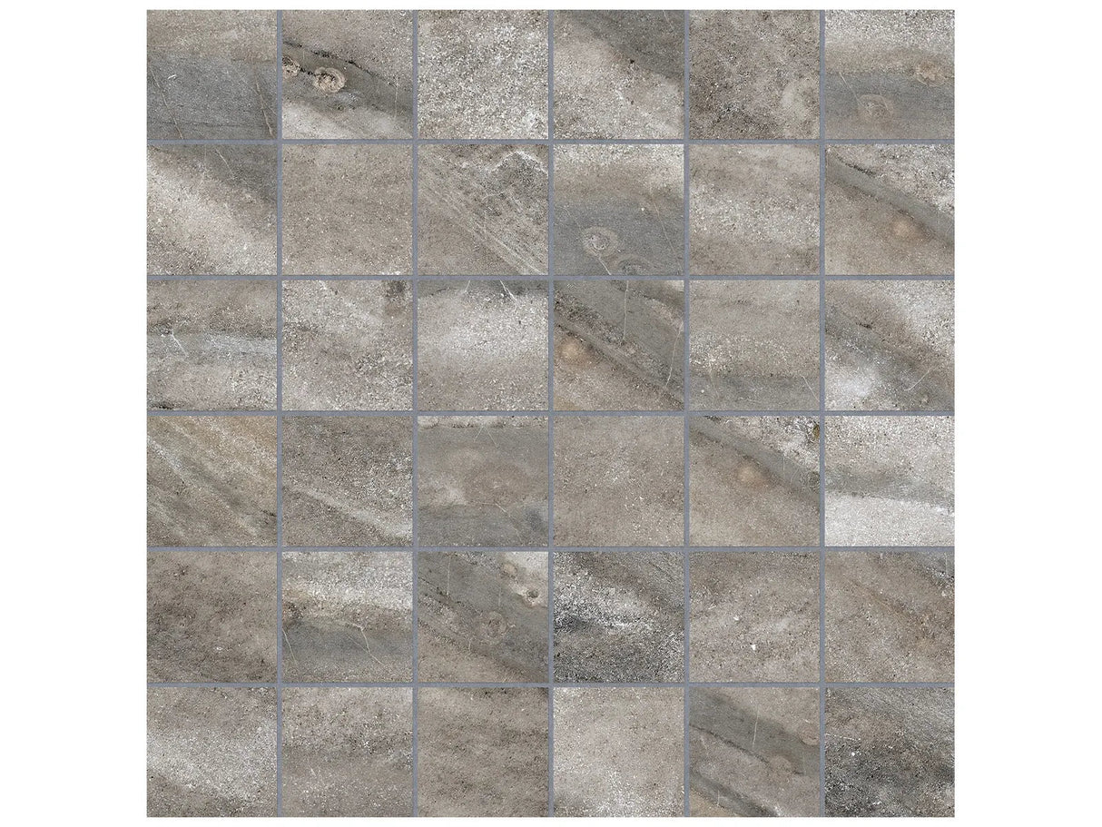 Anatolia Tile 2X2 Evolution Mica Matte 36 Piece Porcelain Mosaics. 1 Sheet = .96 Sq. Ft. 4501-0095-0 (69-207) Mica 2x2 - premium natural stone mosaic tile from Anatolia Tile, available at PoshHaus showroom in Keene, NH