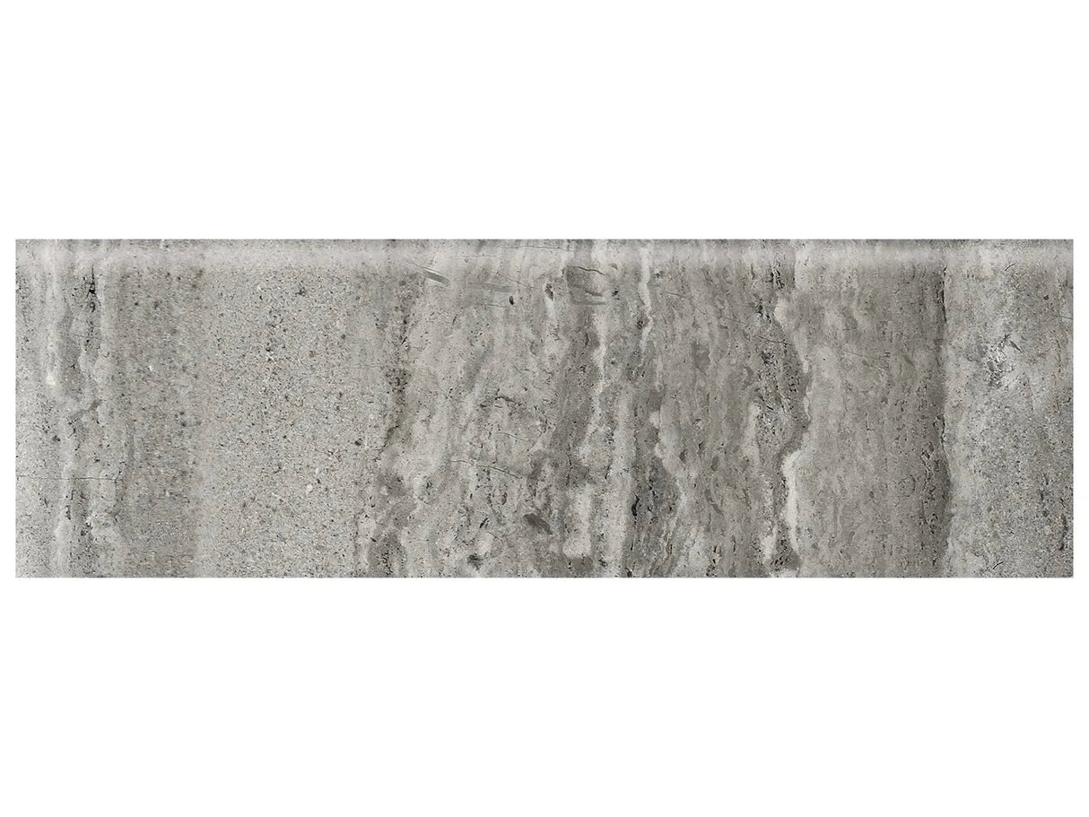 Anatolia Tile 3X10 Bullnose Precept Mica Glossy Porcelain Trim 56-515  - premium natural stone mosaic tile from Anatolia Tile, available at PoshHaus showroom in Keene, NH