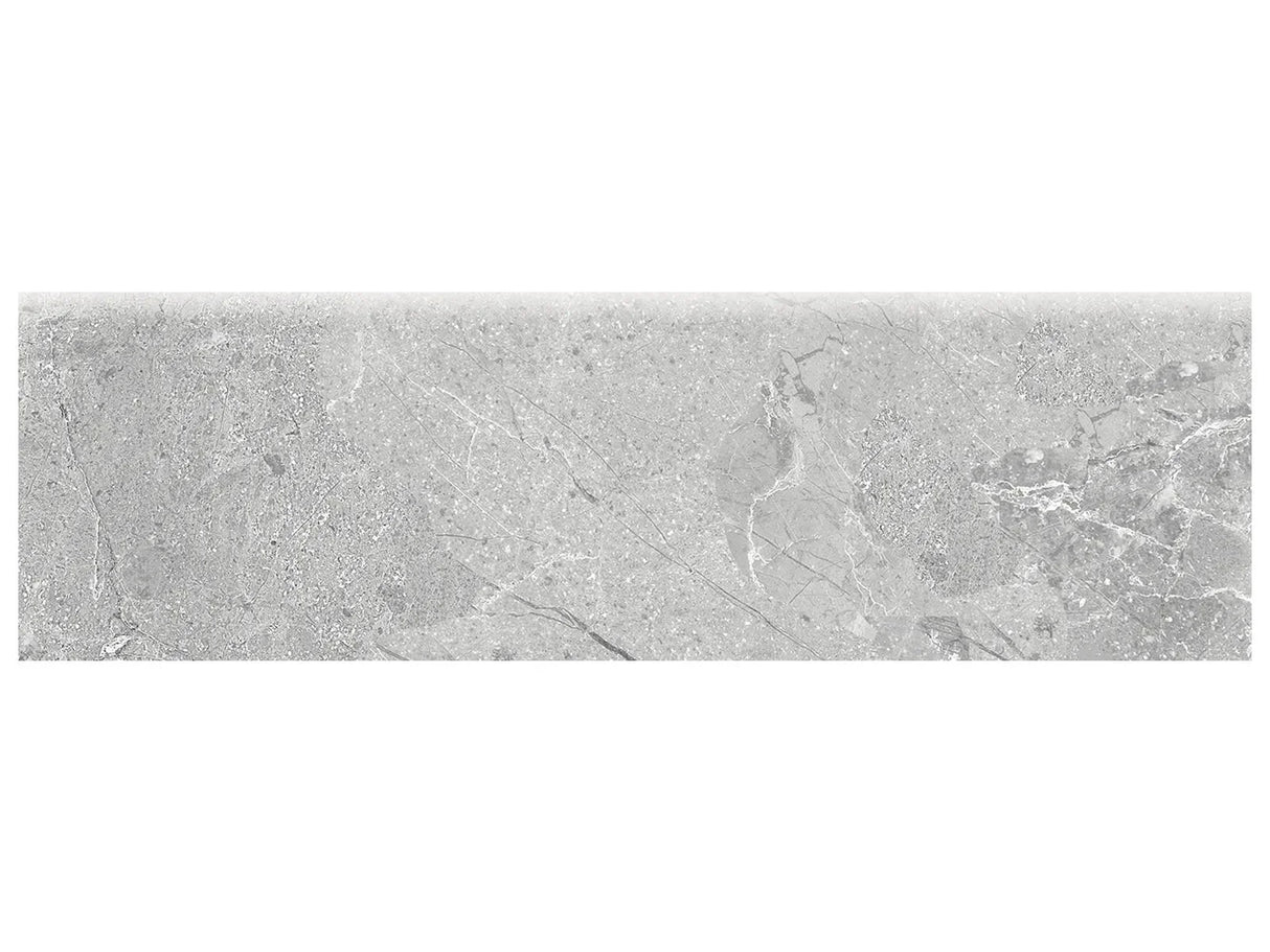 Anatolia Tile 3X10 Bullnose Regency Mica Glossy Porcelain Trim 56-505  - premium natural stone mosaic tile from Anatolia Tile, available at PoshHaus showroom in Keene, NH