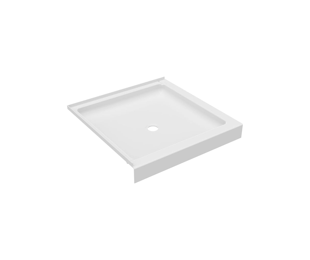 Swanstone R-36DTF 36 x 36 Veritek Alcove Shower Pan with Center Drain in White FD03636MD.010
