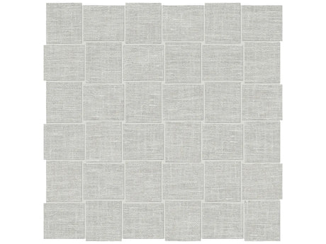 Anatolia Tile 2X2 Basketweave Belgian Linen Mist Porcelain Mosaics. 1 Sheet = .96 Sq. Ft. 4501-0032-1 Mist Basketweave 2x2 - premium natural stone mosaic tile from Anatolia Tile, available at PoshHaus showroom in Keene, NH