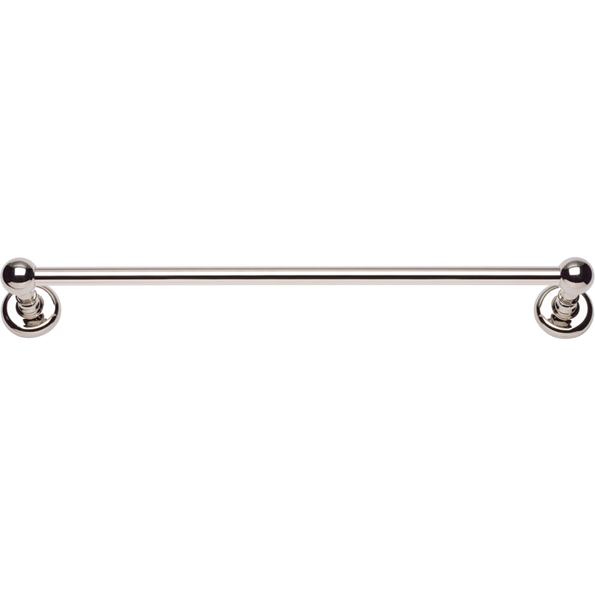 Atlas Homewares Emma Bath Towel Bar 18 Inch Single Polished Nickel