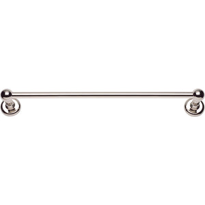Atlas Homewares Emma Bath Towel Bar 18 Inch Single Polished Nickel