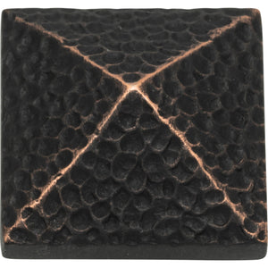 Atlas Homewares Craftsman Square Knob 1 1/4 Inch Venetian Bronze