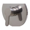 ALFI brand AB3001-BN Brushed Nickel Shower Valve Mixer with Rounded Lever Handle