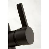 Gourmetier LS8670CTL Continental Single-Handle Pre-Rinse Kitchen Faucet, Matte Black