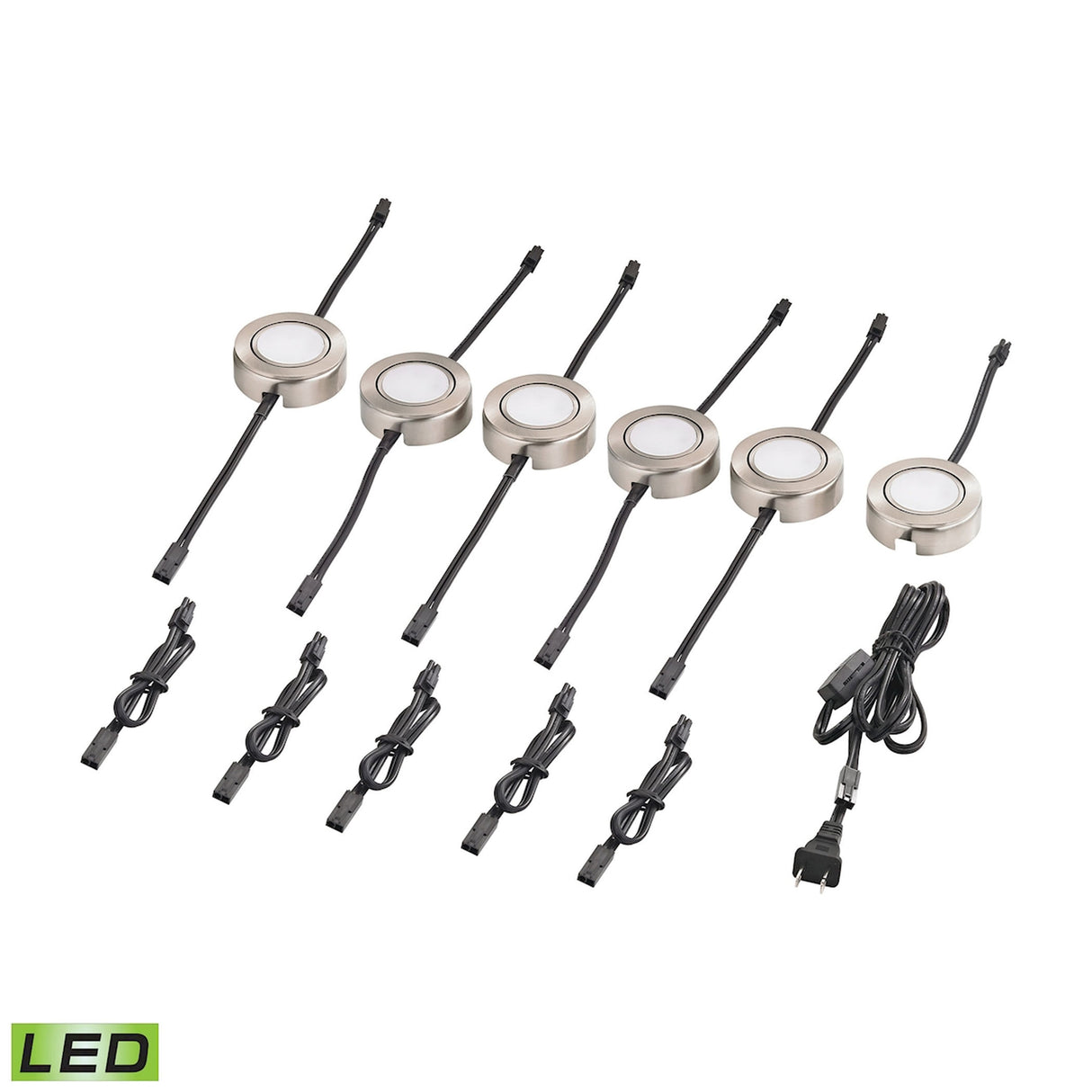 Elk MLE426-5-16MK Metal Housing, 6ft Power Cord w/Plug and Line Switch, 5Pcs 12-inch Jump Cord, 1Pc Has 1 Tail, 5Pcs