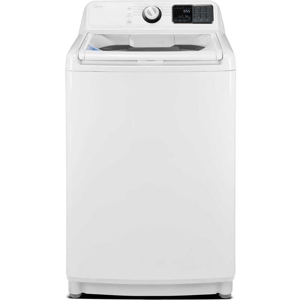 Midea MLV45N1BWW 4.5 CF Top Load Washer, Agitator