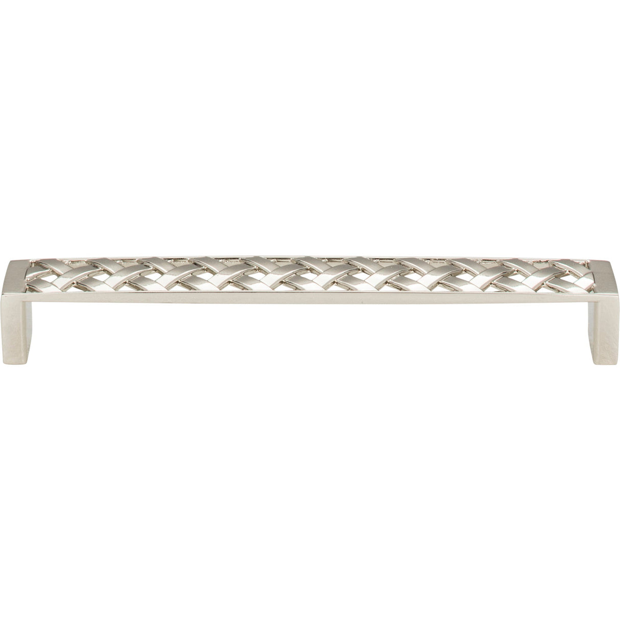 Atlas Homewares Lattice Pull 6 5/16 Inch (c-c) Polished Nickel
