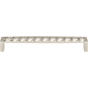 Atlas Homewares Lattice Pull 6 5/16 Inch (c-c) Polished Nickel