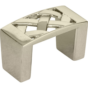 Atlas Homewares Lattice Knob 1 5/8 Inch Polished Nickel