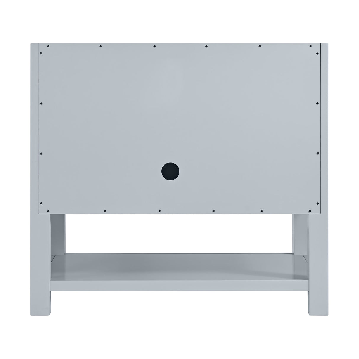Breckenridge 36" Single Vanity, Serenity Blue, w/ 3 CM Siberian Silestone Top