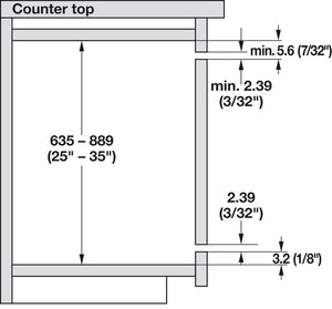 Häfele 541.39.420 Suzie-Q®, Revolving and Self-Closing, Champagne, face frame inset
