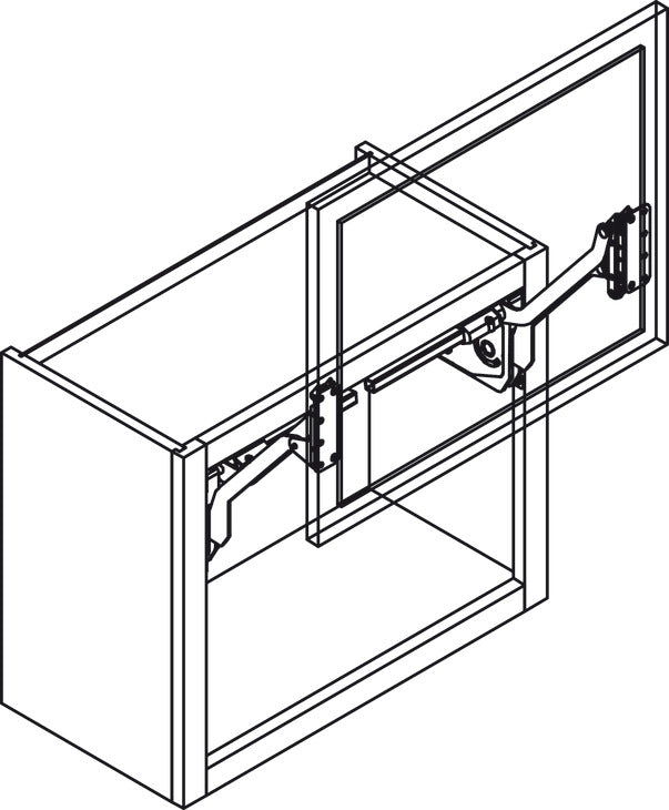 Häfele 372.29.118 Cabinet Bracket Kit, Free Up