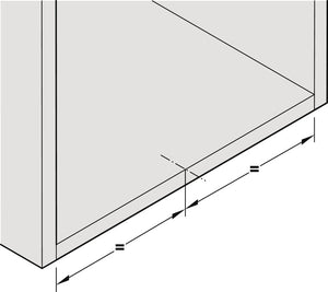 Häfele 372.91.470 Push-To-Open Door Catch, for Mounting in Drilled Hole, Ø 10 x 90 mm, Model: Type 1, ejection force 17–23 N, gray, similar to RAL 7035