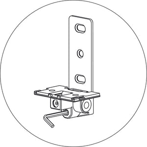 Häfele 290.24.920 Lower Support, Steel, Zinc plated