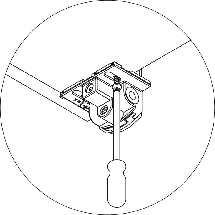 Häfele 290.24.920 Lower Support, Steel, Zinc plated