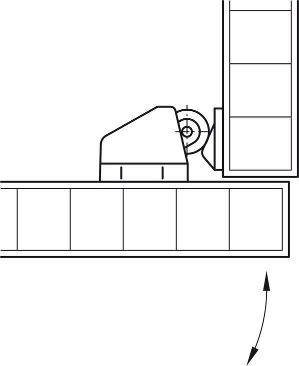 Häfele 243.15.700 Roller Catch, Screw-Mounted, White