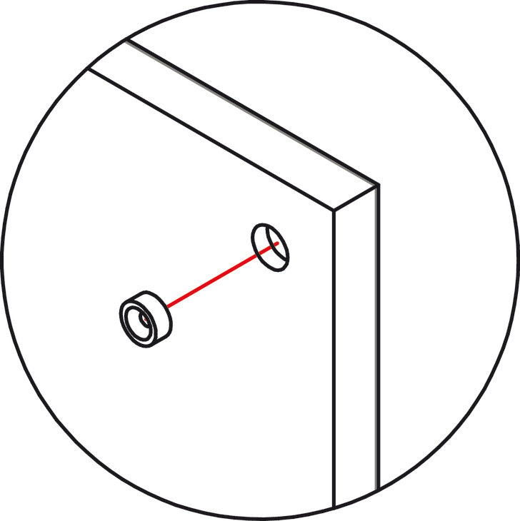 Häfele 833.02.853 Switch, with 4-Pin Plug for Switch Port