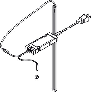 Häfele 833.02.904 Switch, with In-Line Lead Cable, For Interior Cabinet Lighting, In-line reed switch - 2-Wire tunable white, 12V