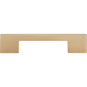 Atlas Homewares Thin Square Pull 5 1/16 Inch (c-c) Champagne