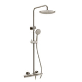 ANZZI SH-AZ101BN Heavy Rainfall Stainless Steel Shower Bar with Hand Sprayer in Brushed Nickel