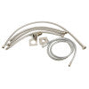 ALFI brand AB2703-BN Brushed Nickel Deck Mounted Tub Filler and Round Hand Held Shower Head