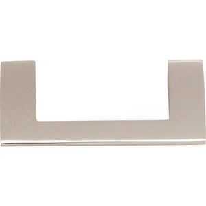 Atlas Homewares Angled Drop Pull 3 Inch (c-c) Polished Nickel