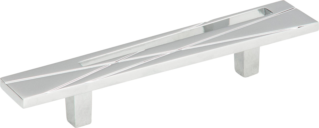 Atlas Homewares Modernist Right Pull 3 Inch (c-c) Polished Chrome