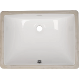 MSI Undermount Rectangle Porcelain Vanity Sink – White (2015)