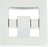 Atlas Homewares Nobu Square Knob 1 3/8 Inch Polished Chrome