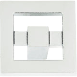 Atlas Homewares Nobu Square Knob 1 3/8 Inch Polished Chrome