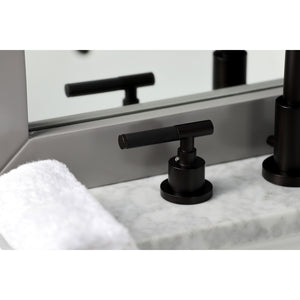 Fauceture FSC8925CKL Kaiser Widespread Bathroom Faucet with Brass Pop-Up, Oil Rubbed Bronze