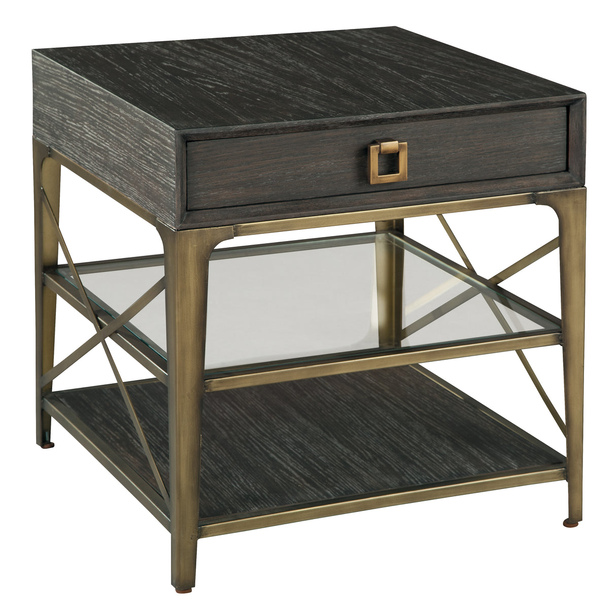 Hekman 23803 Edgewater 24.25in. x 25in. x 25.25in. End Table