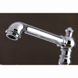 Kingston Brass KS7271ALBS Kitchen Faucet with Side Sprayer, Polished Chrome