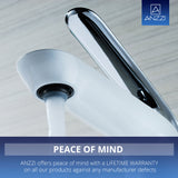 ANZZI L-AZ017 Etude Series Single Hole Single-Handle Low-Arc Bathroom Faucet in Polished Chrome