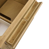 Lorelai 36" Single Vanity, Light Natural Oak w/ 3 CM White Zeus Silestone Top