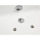 EAGO AM196ETL 6 ft Clear Rectangular Acrylic Whirlpool Bathtub for Two