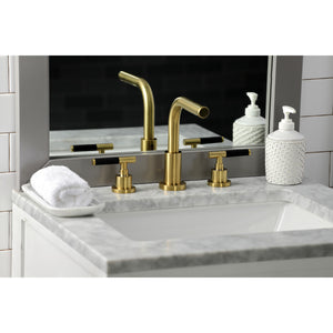 Fauceture FSC8953CKL Kaiser Widespread Bathroom Faucet with Brass Pop-Up, Brushed Brass