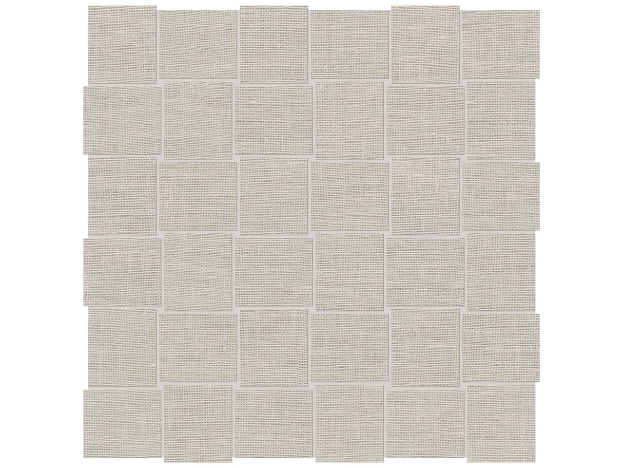 Anatolia Tile 2X2 Basketweave Belgian Linen Natural Porcelain Mosaics. 1 Sheet = .96 Sq. Ft. 4501-0033-1 (69-567) Natural Basketweave 2x2 - premium natural stone mosaic tile from Anatolia Tile, available at PoshHaus showroom in Keene, NH