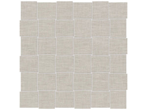 Anatolia Tile 2X2 Basketweave Belgian Linen Natural Porcelain Mosaics. 1 Sheet = .96 Sq. Ft. 4501-0033-1 (69-567) Natural Basketweave 2x2 - premium natural stone mosaic tile from Anatolia Tile, available at PoshHaus showroom in Keene, NH
