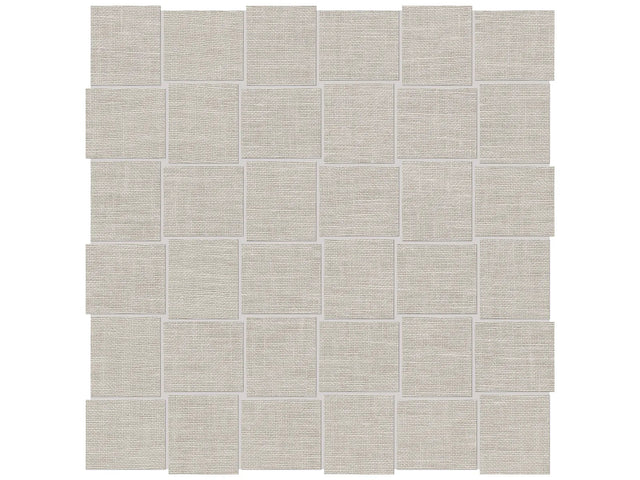 Anatolia Tile 2X2 Basketweave Belgian Linen Natural Porcelain Mosaics. 1 Sheet = .96 Sq. Ft. 4501-0033-1 (69-567) Natural Basketweave 2x2 - premium natural stone mosaic tile from Anatolia Tile, available at PoshHaus showroom in Keene, NH