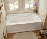MAAX 105822-000-001-104 Cocoon 6030 IFS Acrylic Alcove Right-Hand Drain Bathtub in White