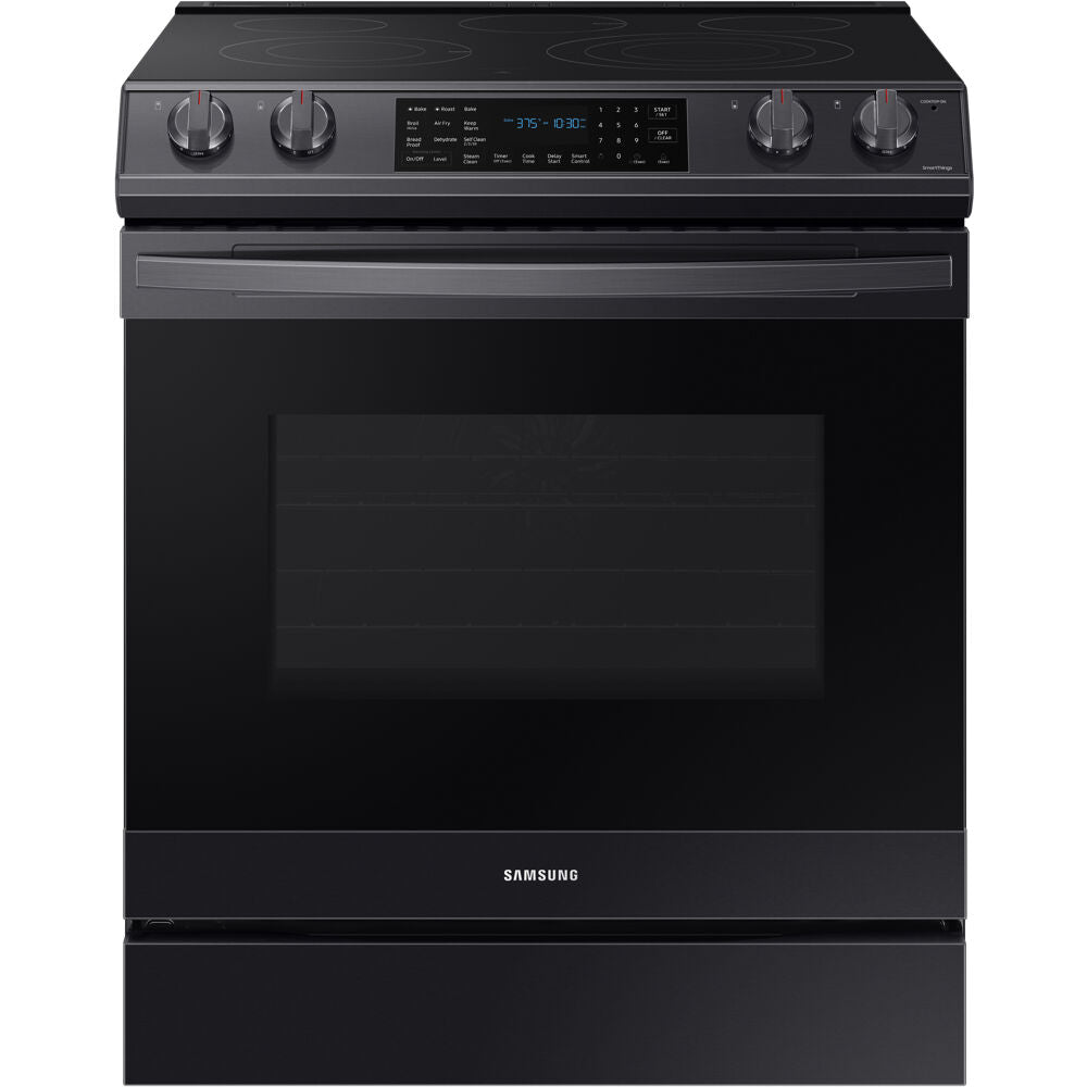 Samsung NE63T8511SG 6.3 CF / 30" Electric Slide-In Range, Convection, Air Fry, Wi-Fi