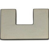 Atlas Homewares U Turn Knob 1 1/4 Inch (c-c) Slate