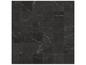 Anatolia Tile 2X2 La Marca Nero Honed 36 Piece Porcelain Mosaics. 1 Sheet = .96 Sf. 4501-0366-0 Nero Venato 2x2 Honed - premium natural stone mosaic tile from Anatolia Tile, available at PoshHaus showroom in Keene, NH