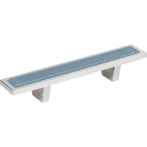 Atlas Homewares Spa Blue Pull 3 Inch (c-c) Polished Chrome